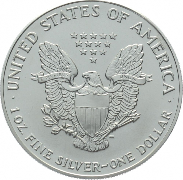 USA 1 Dollar 1993 Silver Eagle - 1 Unze Feinsilber